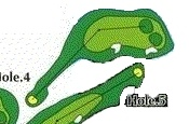 豊岡国際カントリークラブ 獅子ヶ鼻コース5番ホール コース図