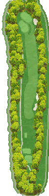 安芸カントリークラブ IN12番ホール コース図
