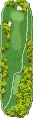 松島国際カントリークラブ OUT4番ホール コース図