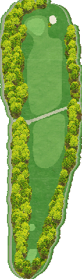 神田ゴルフクラブ 1-9 HOLE5番ホール コース図
