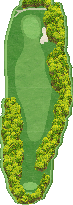 神田ゴルフクラブ 1-9 HOLE7番ホール コース図