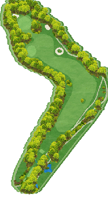 富士平原ゴルフクラブ 箱根コース3番ホール コース図