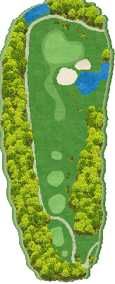 東条ゴルフ倶楽部 OUT3番ホール コース図