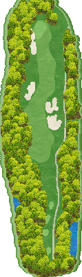 リージャスクレストゴルフクラブ グランド OUT8番ホール コース図