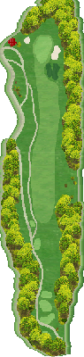 ＪＧＭ宇都宮ゴルフクラブ OUT5番ホール コース図
