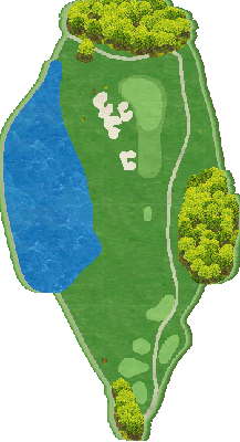 ＪＧＭ宇都宮ゴルフクラブ IN7番ホール コース図