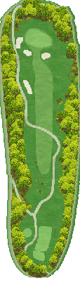 清里アーリーバードゴルフクラブ OUT7番ホール コース図