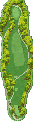 大間々ゴルフクラブ OUT7番ホール コース図