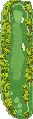 レイクウッドゴルフクラブ サンパーク明野コース OUT3番ホール コース図