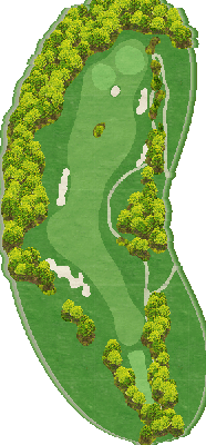 宇陀カントリークラブ IN12番ホール コース図