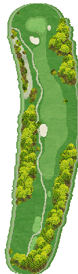 徳山カントリークラブ NEW9番ホール コース図