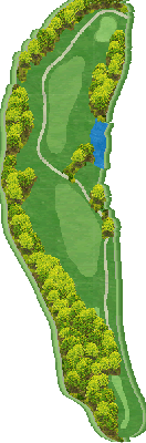 ブリストルヒル ゴルフクラブ OUT3番ホール コース図