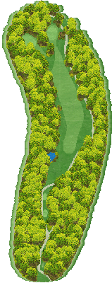 北海道クラシックゴルフクラブ帯広 メイプルコース（北海道メイプルＧＣ） OUT7番ホール コース図