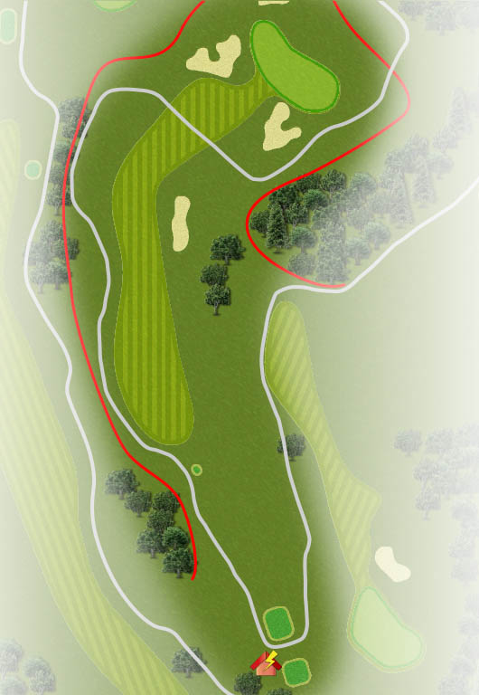 ＣＹＫＡＮ Ｗｉｎｎｅｒ'ｓ ＧＯＬＦ ＣＬＵＢ（旧：ＷＩＴＨＩＮ ＳＴＹＬＥ ＧＯＬＦ ＣＬＵＢ ） OUT7番ホール コース図