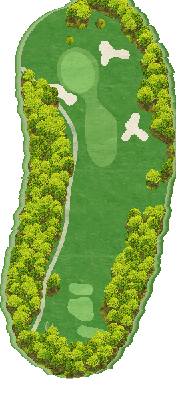 ロイヤルカントリークラブ OUT7番ホール コース図