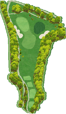 ダンロップゴルフコース OUT7番ホール コース図