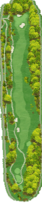 セントクリークゴルフクラブ EAST2番ホール コース図