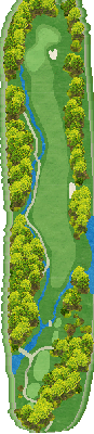 セントクリークゴルフクラブ SOUTH2番ホール コース図