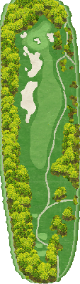 セントクリークゴルフクラブ SOUTH4番ホール コース図