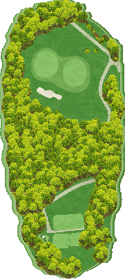 ラフォーレ修善寺＆カントリークラブ OUT5番ホール コース図