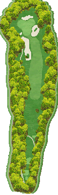 ＨＡＮＡＺＯＮＯ ＧＯＬＦ OUT3番ホール コース図