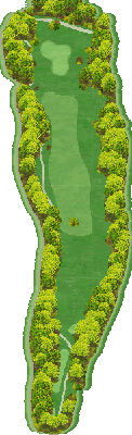 ＨＡＮＡＺＯＮＯ ＧＯＬＦ OUT6番ホール コース図