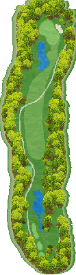 ＨＡＮＡＺＯＮＯ ＧＯＬＦ OUT7番ホール コース図