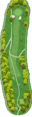 守礼カントリークラブ IN13番ホール コース図