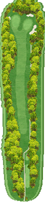高坂カントリークラブ 米山コースOUT2番ホール コース図