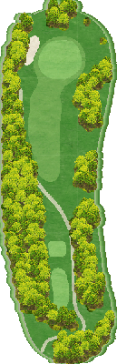 大分パブリックゴルフ場 OUT7番ホール コース図