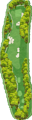 ザ・カントリークラブ（滋賀県） OUT5番ホール コース図