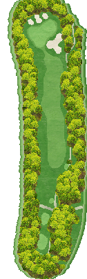 グリッサンドゴルフクラブ OUT3番ホール コース図