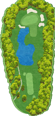 Ｇ８富士カントリークラブ OUT2番ホール コース図
