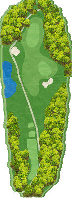 ＴＯＳＨＩＮ さくら Ｈｉｌｌｓ Ｇｏｌｆ Ｃｌｕｂ（トーシンさくらヒルズゴルフクラブ） 桜コース2番ホール コース図