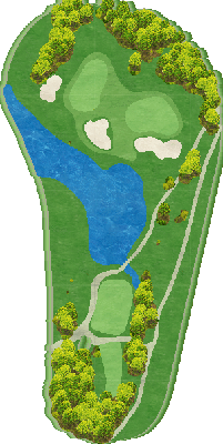 ＴＯＳＨＩＮ さくら Ｈｉｌｌｓ Ｇｏｌｆ Ｃｌｕｂ（トーシンさくらヒルズゴルフクラブ） 桜コース7番ホール コース図