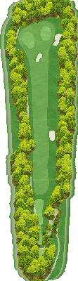 ＴＯＳＨＩＮ さくら Ｈｉｌｌｓ Ｇｏｌｆ Ｃｌｕｂ（トーシンさくらヒルズゴルフクラブ） 椿コース7番ホール コース図