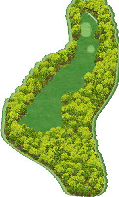 船戸山ゴルフクラブ IN4番ホール コース図