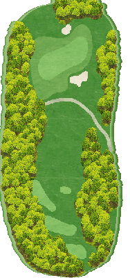 リージェント宮崎カントリークラブ IN11番ホール コース図