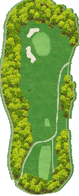シャトレーゼカントリークラブ小海 OUT7番ホール コース図