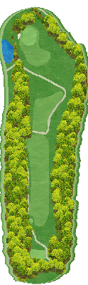 上総富士ゴルフクラブ 南4番ホール コース図