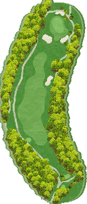チェリーゴルフ天草コース OUT3番ホール コース図