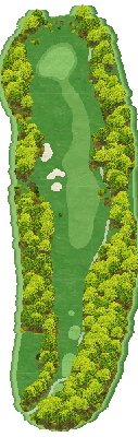 杜の公園ゴルフクラブ OUT6番ホール コース図