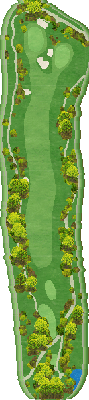 ＴＯＳＨＩＮ Ｐｒｉｎｃｅｖｉｌｌｅ Ｇｏｌｆ Ｃｏｕｒｓｅ トーシンプリンスビルゴルフコース OUT5番ホール コース図