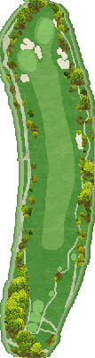 ＴＯＳＨＩＮ Ｐｒｉｎｃｅｖｉｌｌｅ Ｇｏｌｆ Ｃｏｕｒｓｅ トーシンプリンスビルゴルフコース OUT6番ホール コース図