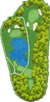ＴＯＳＨＩＮ Ｐｒｉｎｃｅｖｉｌｌｅ Ｇｏｌｆ Ｃｏｕｒｓｅ トーシンプリンスビルゴルフコース OUT8番ホール コース図