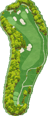 ＴＯＳＨＩＮ Ｐｒｉｎｃｅｖｉｌｌｅ Ｇｏｌｆ Ｃｏｕｒｓｅ トーシンプリンスビルゴルフコース IN2番ホール コース図