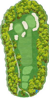 ＴＯＳＨＩＮ Ｐｒｉｎｃｅｖｉｌｌｅ Ｇｏｌｆ Ｃｏｕｒｓｅ トーシンプリンスビルゴルフコース IN3番ホール コース図