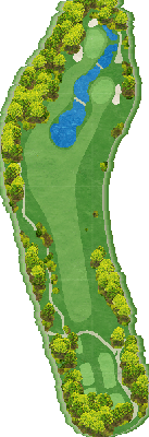 ＴＯＳＨＩＮ Ｐｒｉｎｃｅｖｉｌｌｅ Ｇｏｌｆ Ｃｏｕｒｓｅ トーシンプリンスビルゴルフコース IN4番ホール コース図