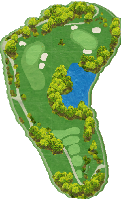 ＴＯＳＨＩＮ Ｐｒｉｎｃｅｖｉｌｌｅ Ｇｏｌｆ Ｃｏｕｒｓｅ トーシンプリンスビルゴルフコース IN6番ホール コース図