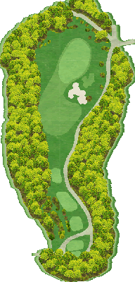 六甲国際ゴルフ倶楽部 西OUT3番ホール コース図